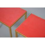 Pair of Comte End / Occasional Tables, Manner of Jean Michel Frank
